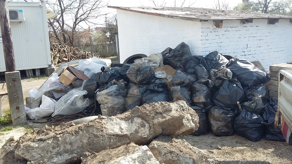 A területről több köbméternyi hulladékot gyűjtöttek össze. / Fotó: Bodajk Önkormányzata