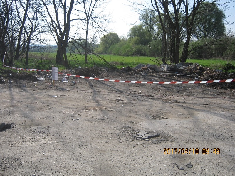Az Oroszlányi Önkormányzattól kapott fotók a megtisztított helyszínről. / Fotó: Oroszlány Önkormányzata