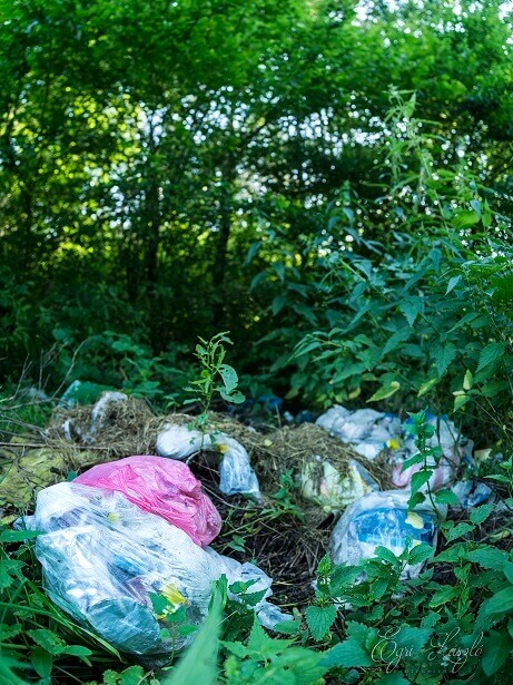 Szendrőlád község illegális hulladéklerakata. / Fotó: hulladekvadasz.hu