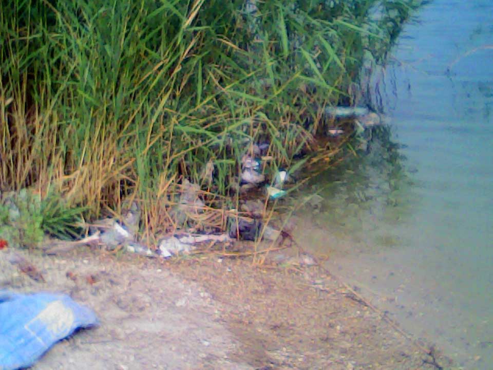 A szemetelők a csepeli bányató -t se kímélik a hulladéktól. / Fotó: hulladekvadasz.hu