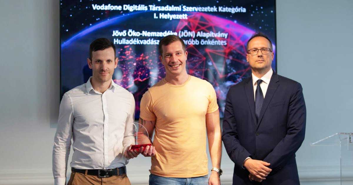 Vodafone Digitális Díj nyertese a Hulladékvadász!